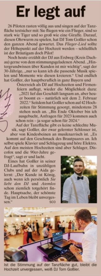 DJ Tom Exclusive Presse