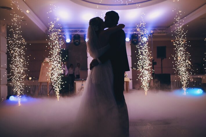 Spezialeffekt für Hochzeiten