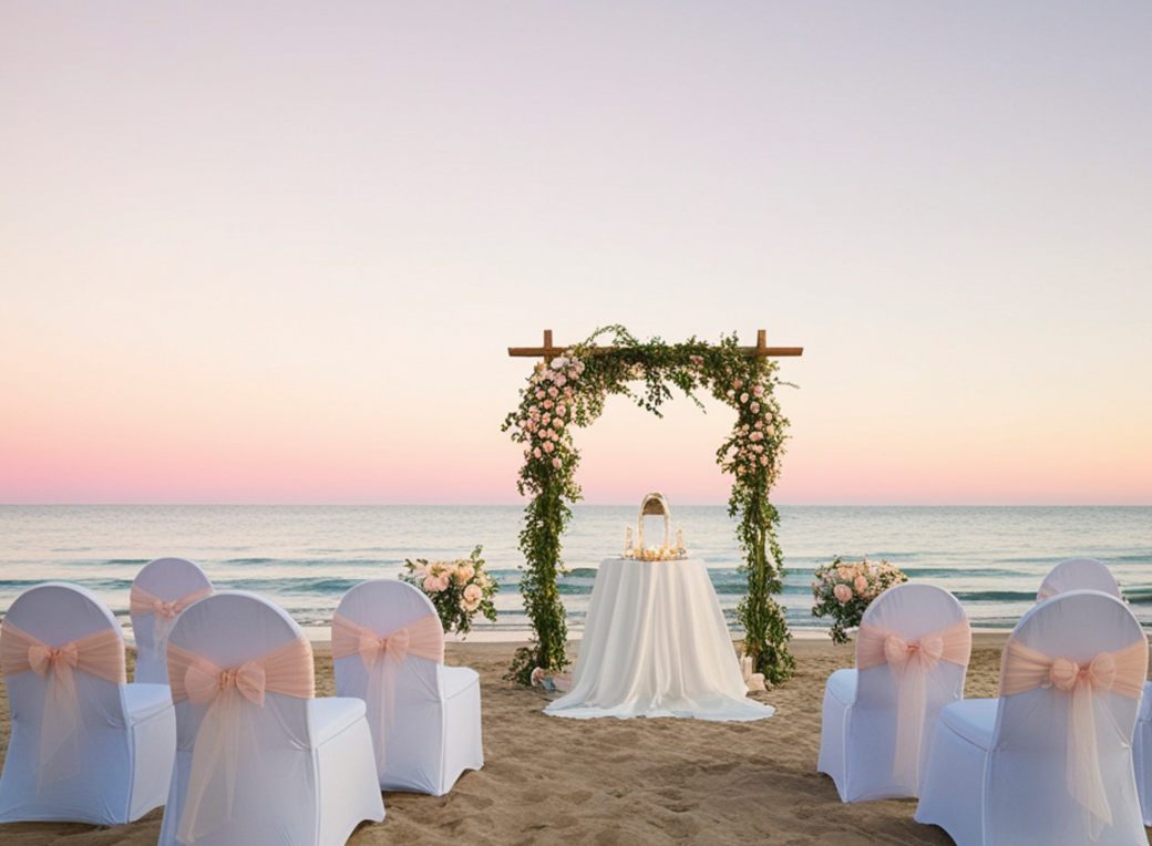 Destination Wedding am Strand mit DJ